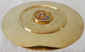 Solid silver gilt antique French Gothic Chalice.